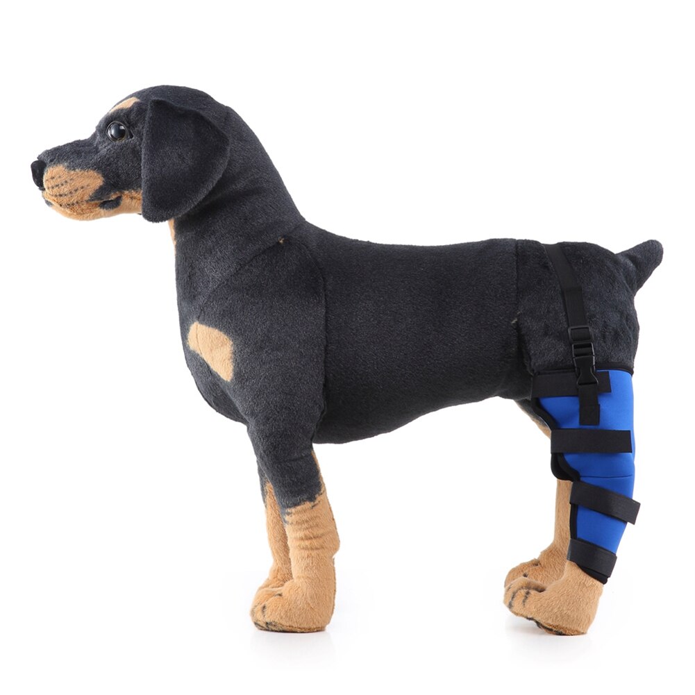 Pet Dog Leg Brace Right Left Leg Knee Hock Brace Bandages Straps Protection Dog Joint Bandage Wrap Dog Recovery Supplies: L / L