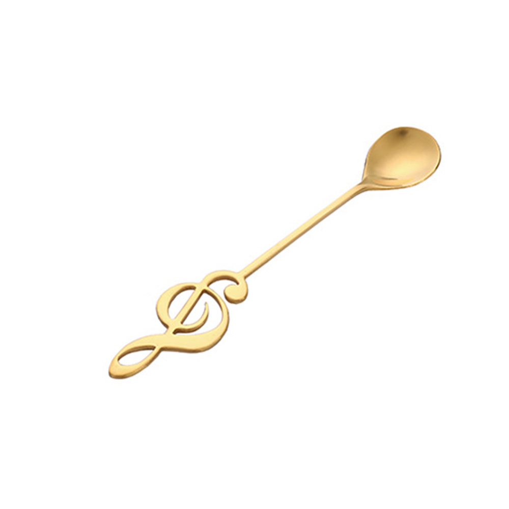 Mug Spoon Music Bar Ice Bar Spoon 304 Stainless Steel Music Note Spoon Coffee Spoon Tableware Kitchen Accessories: 02