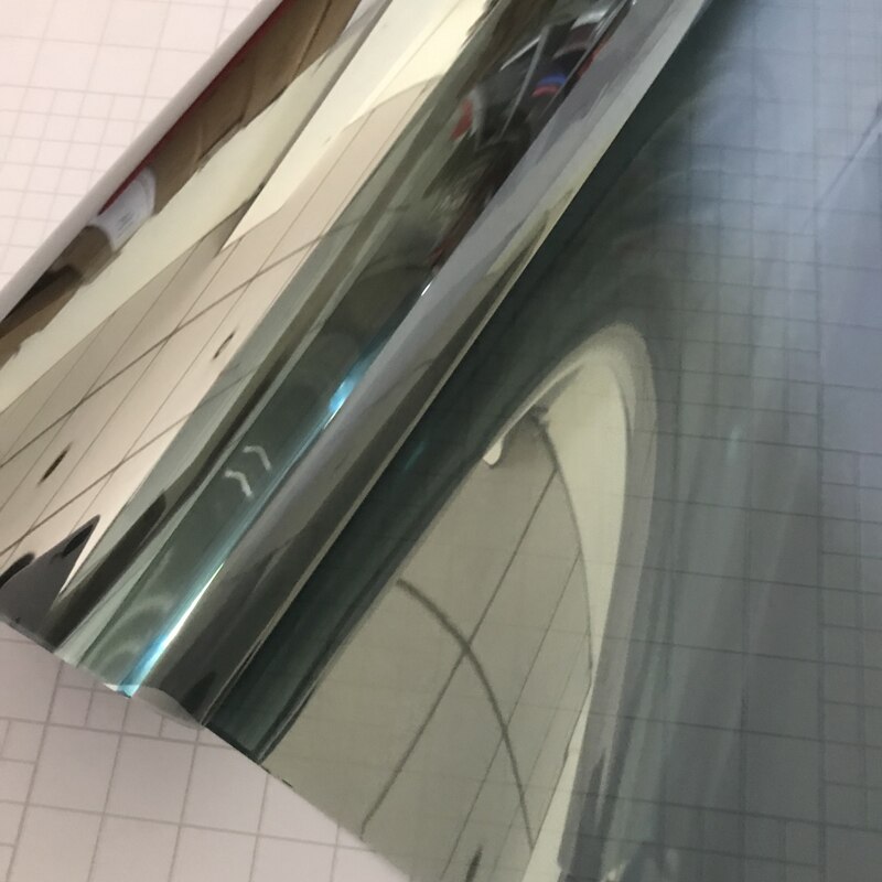 50 cmx 300cm värmereducerande fönsterfilm solfärgad reflekterande envägsspegel solskyddsglasklistermärke