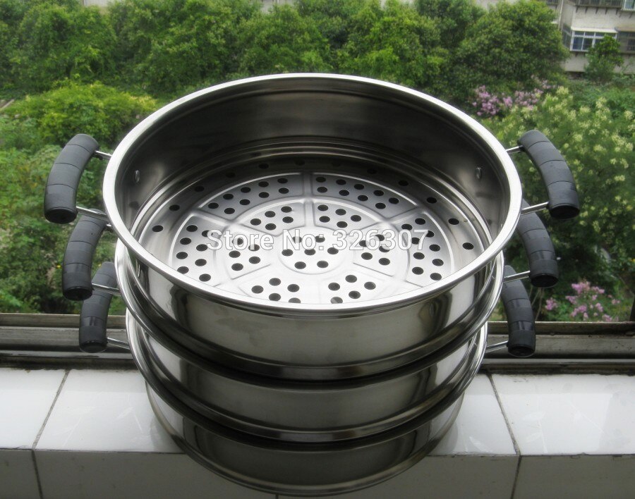 24cm 26cm 30cm 32cm 34cm 36cm 38cm 40cm Chinese food steamer stainless steel dumplings steamer buns 24-40cm