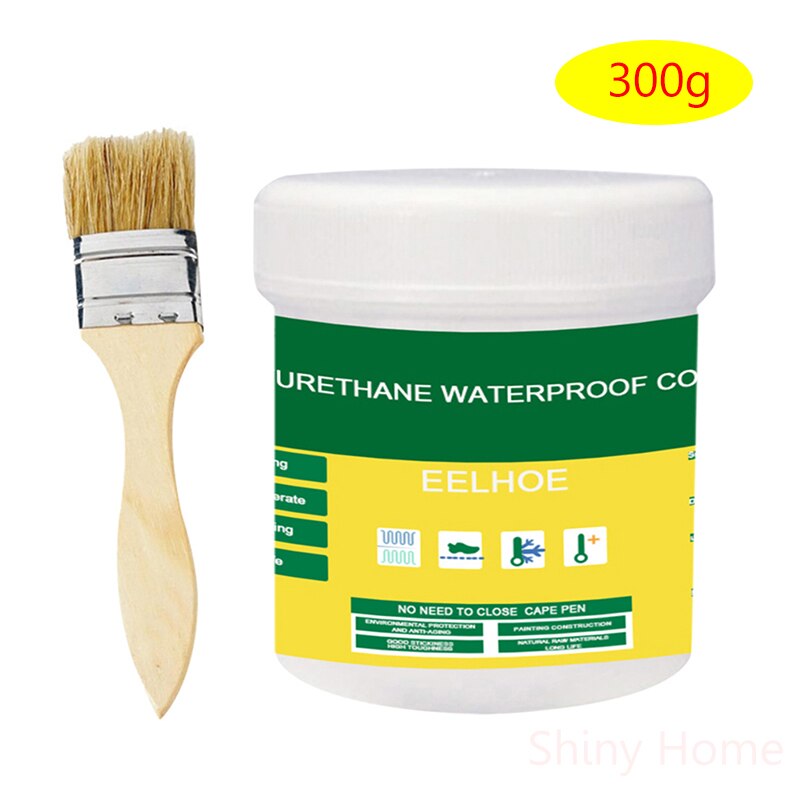 Innovative Sealer Mighty Paste Polyurethane Waterproof Coating for Home House Bathroom Roof Mighty Sealant Transparent Glue: 300g