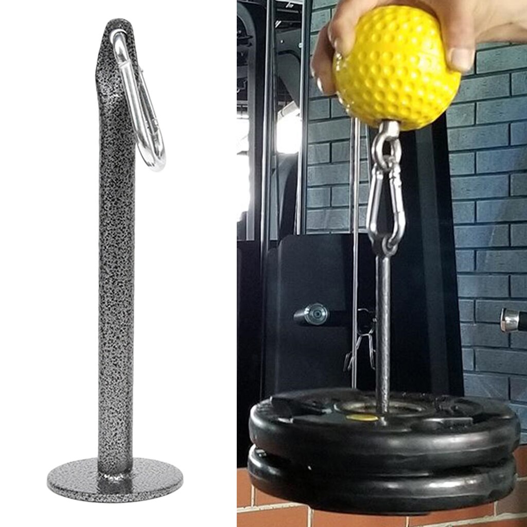 Stål vægtplade læssestift greb styrketræning vægte holder 17cm: 23cm