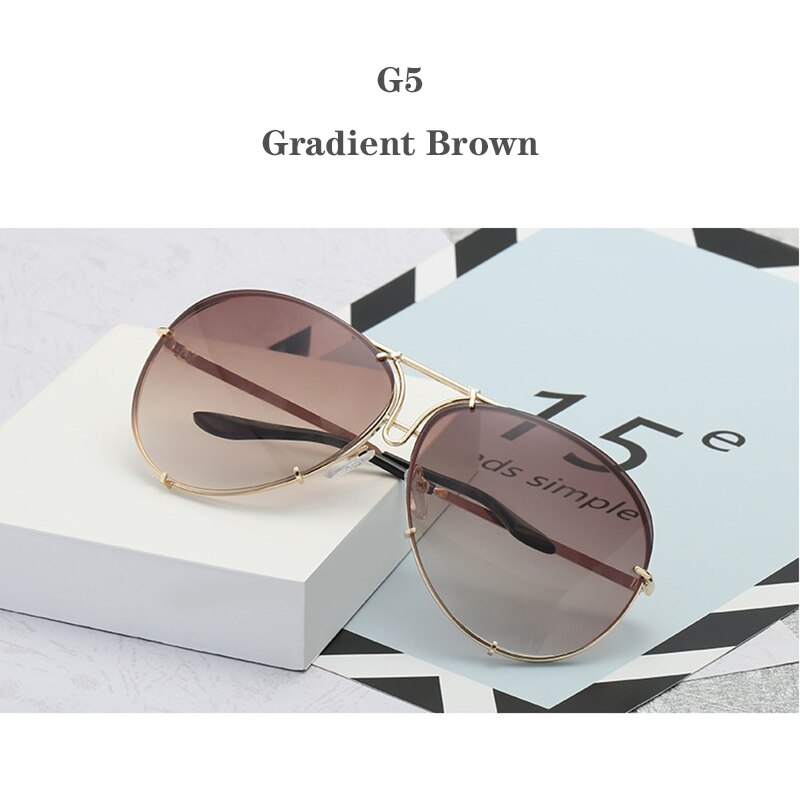 UV400 Anti-glare Metal Frame Sunglass Outdoor Driver Mirror Sun glasses Fishing For Male Female Driver Goggles Eyewear In Car: G5