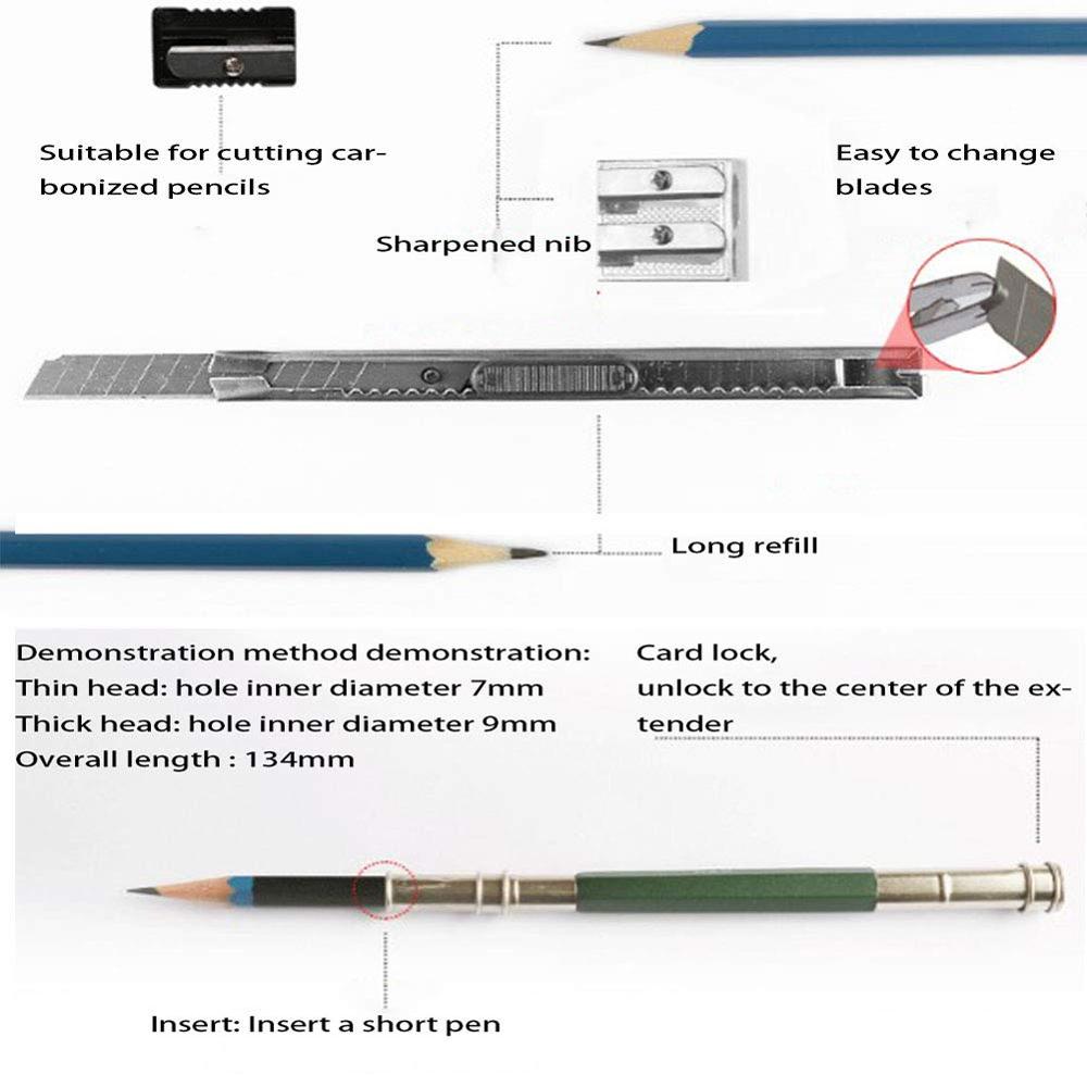 23pcs Sketching Pencils Sketching Drawing Pencils Kit Set Wood Pencil for Art Supplies School Students
