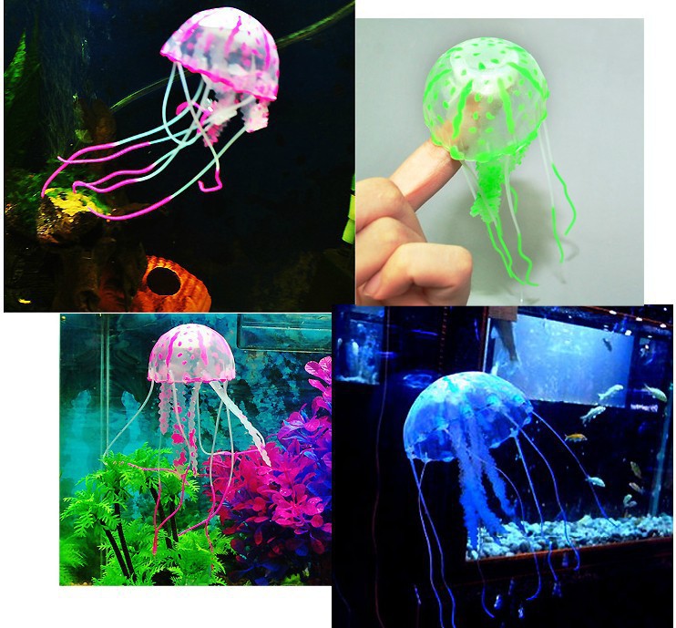 Simulation jellyfish, materials, no smell, fish tank landscaping decorations