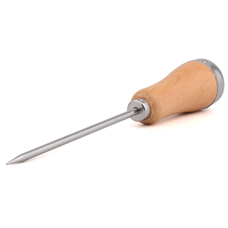 Stainless Steel Barware Accessories Wood Handle Ice Pick Cocktail Ice Crusher Bar Chisel Kitchen Bar Tools Household