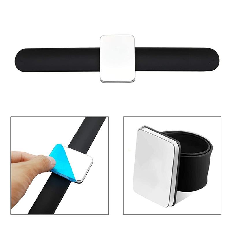 4 Colors Sewing Pincushion Wrist Hand Magnetic Needle Pad Safety Pin Cushion Storage Apparel Pin Holder Sewing Supplies