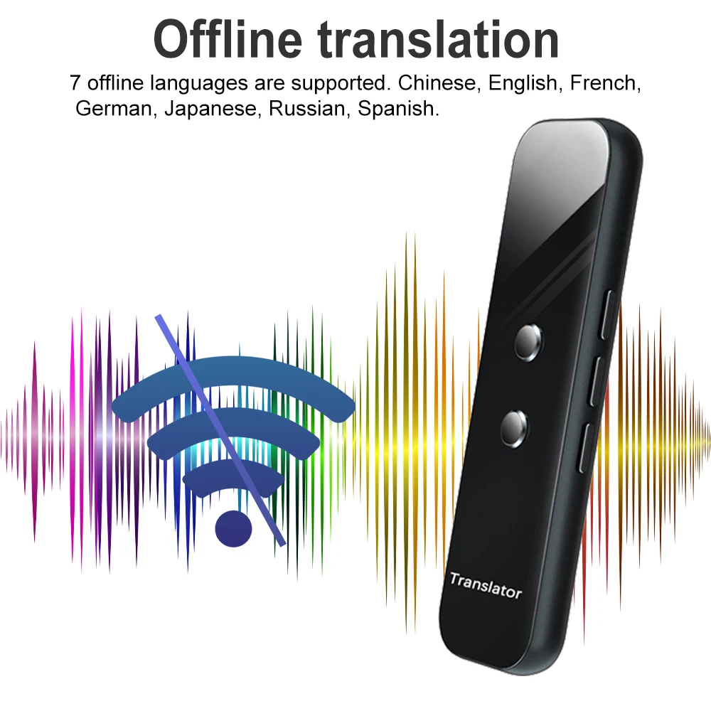 Traductor Himtop portátil, 137 idiomas, aplicación inteligente de texto por voz instantánea, fotografía, traducción de idiomas, aprendizaje, viajes, negocios