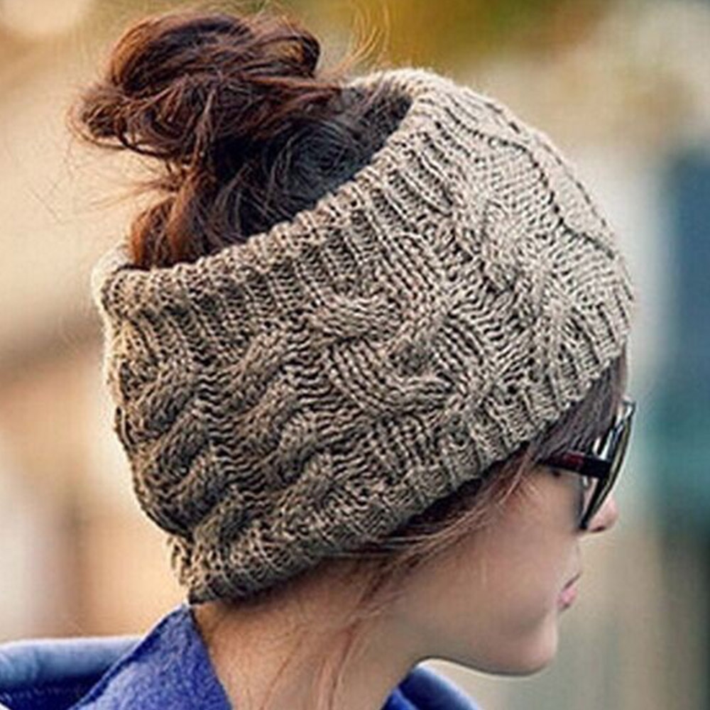 Vrouwen Gebreide Hoofdband Winter Warmer Hoofd Wrap Haarband voor Dames acryl Gehaakte Mode Haarband hoofd wrap Accessoires