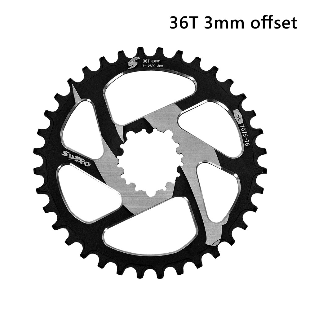 SWTXO MTB Cranks Arms for Bicycle Crankset Bottom Bracket MTB Crank 170/175mm Chainring Crown 32T 34T 36T 38T Teeth for Sram xx1: Chainring 36T