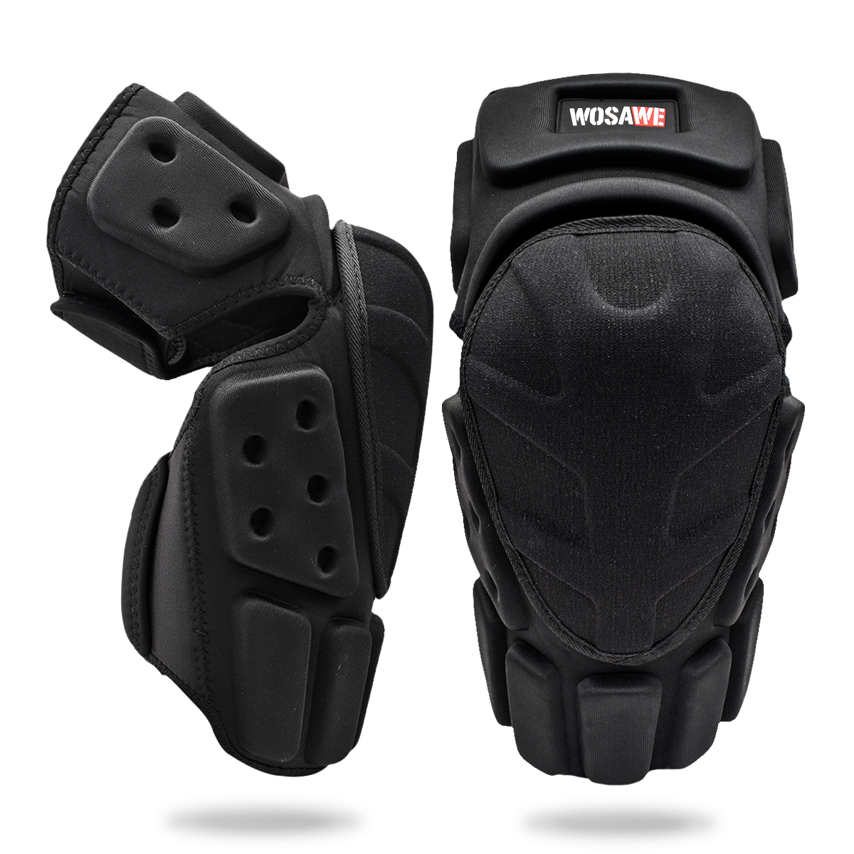 WOSAWE Protezioni per ginocchia per moto Bretelle Protezione di supporto Ginocchiere per motocross Equipaggiamento protettivo per equitazione per moto
