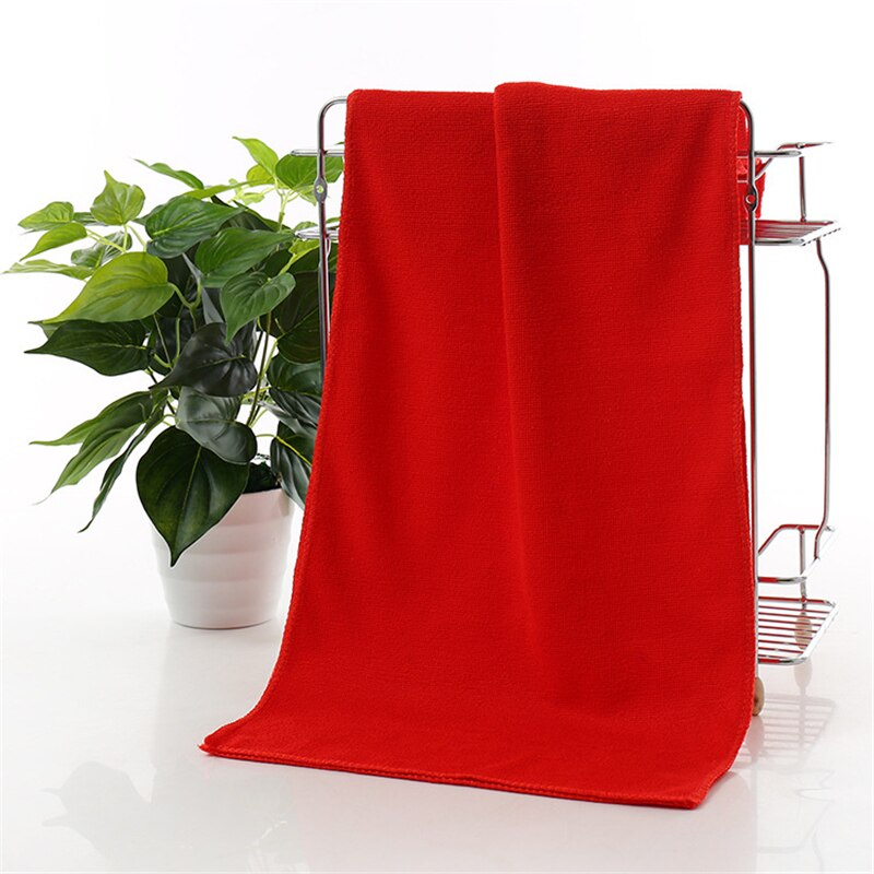 Water Absorbing Soft Microfiber Towel Washcloth Multi-Purpose Cleaning Cloth Bathing Hair Drying Face Car Wash Wiping 30x70cm