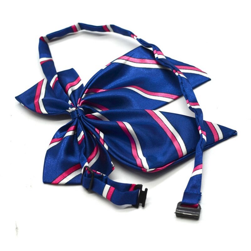 Children's Uniform Stripe Bow Tie Girls Butterfly Bowtie Clothing Accessories School Performance Dress Bow Tie 0-15Y