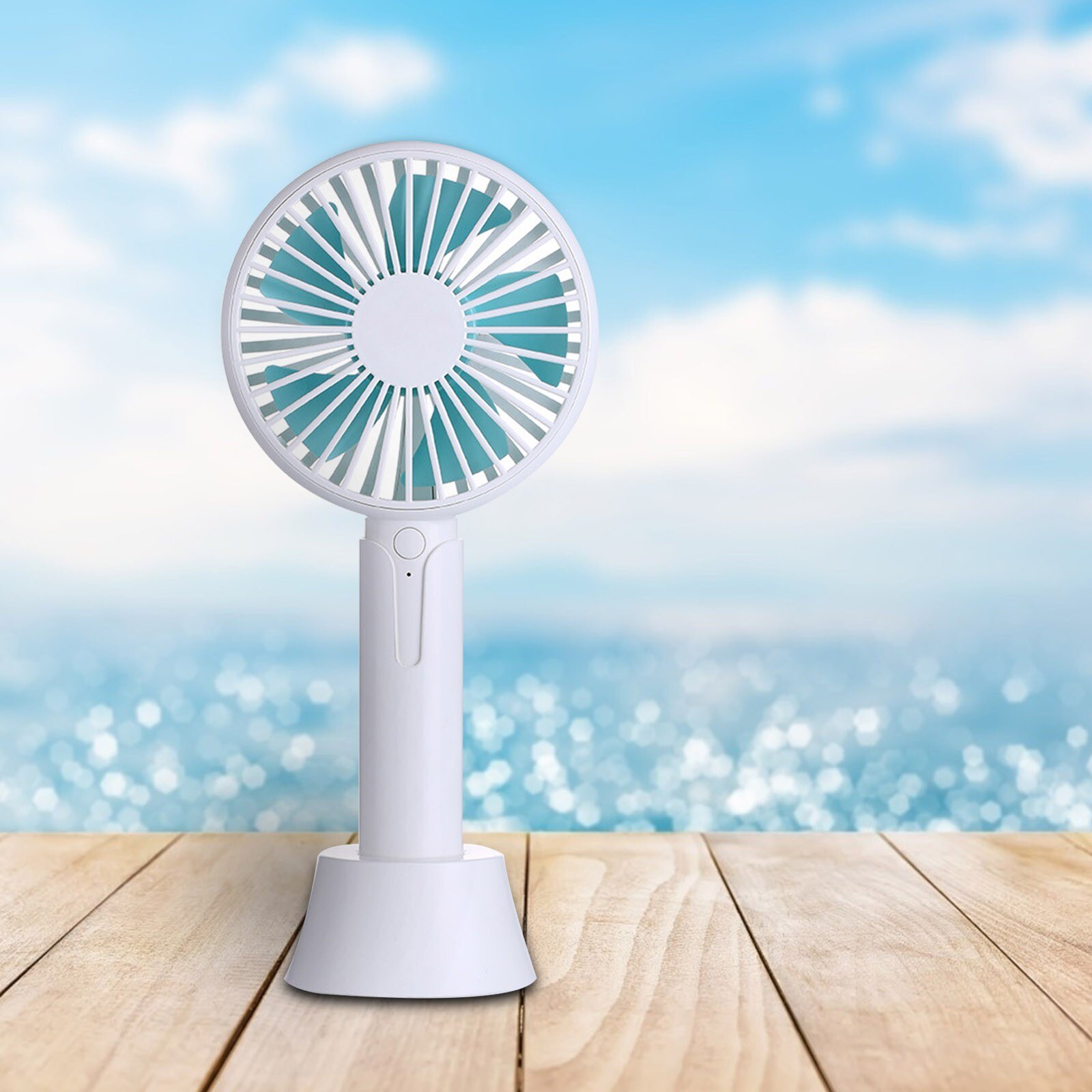Zomer Koeler Draagbare Ventilator Handheld Usb Oplaadbare Mini Vouwen Fan Reizen Outdoor Home Office Rustig Inklapbare Bureau Fans