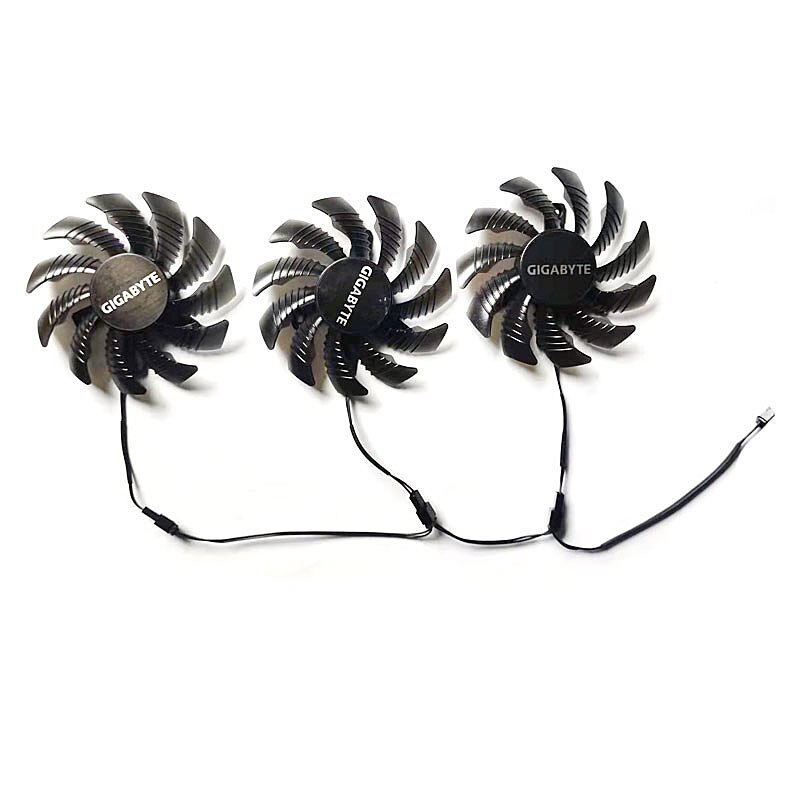 Ventilador de refrigeración de 3 pines, 75MM, PLD08010S12H, para Gigabyte GTX 970, Windforce G1, R9-280X, GV-R928XWF3-3GD, tarjetas gráficas