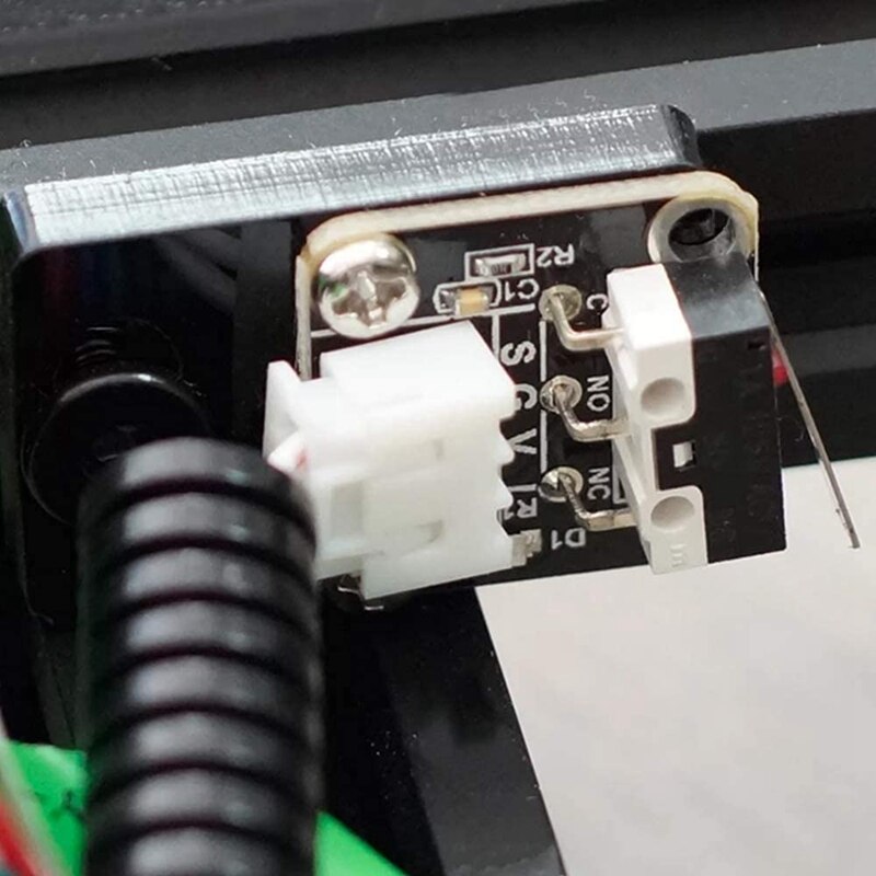 3D Printer 10Pcs Limited Switch End Stops Mechanical Switch Module with 3 Pins 39.3 Inch Cable for Ramps RepRa Tevo