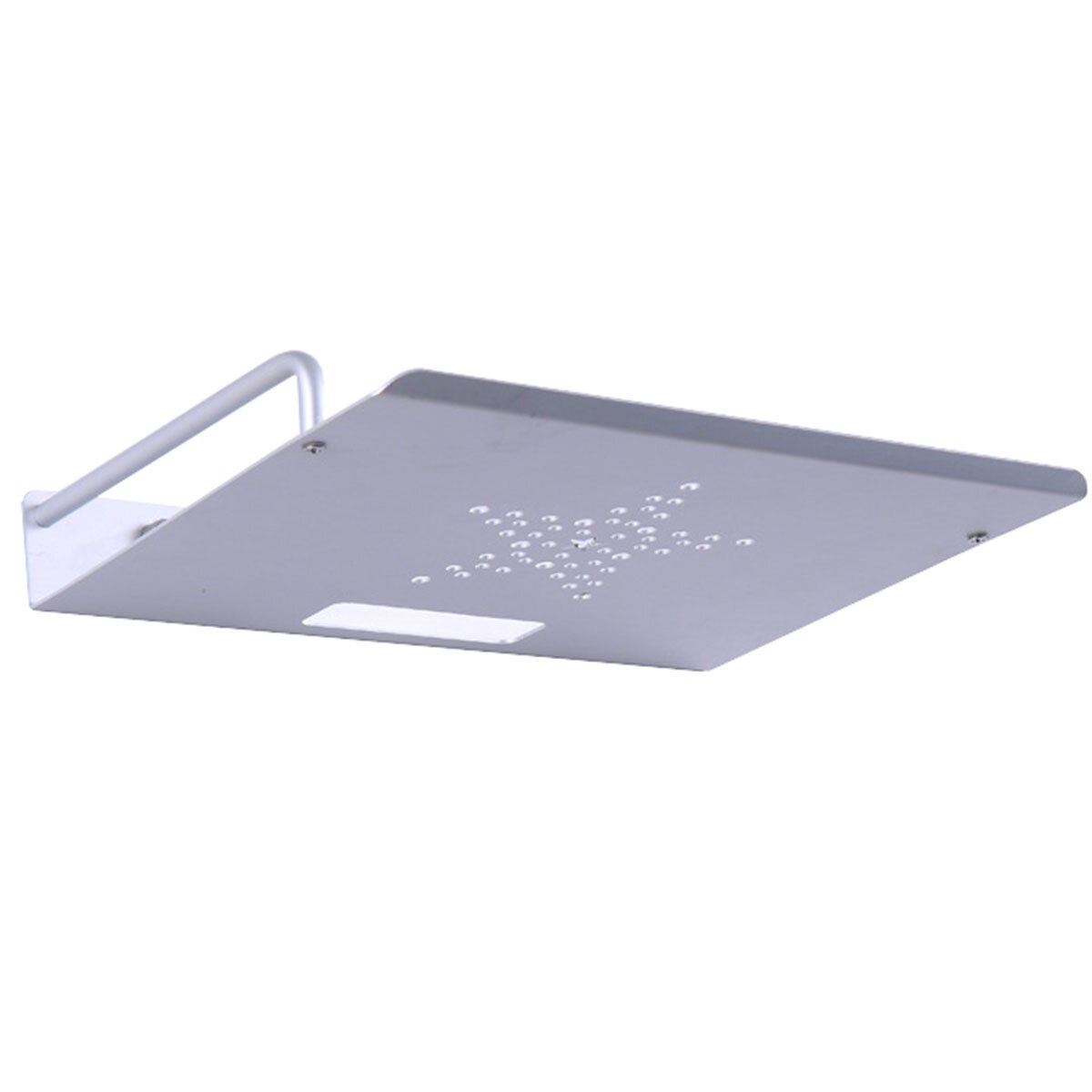 1pcs Mini Wall Mount Storage TV Box Router Shelf Set-top Box Bracket Holder Rack Aluminum Single-layer Space