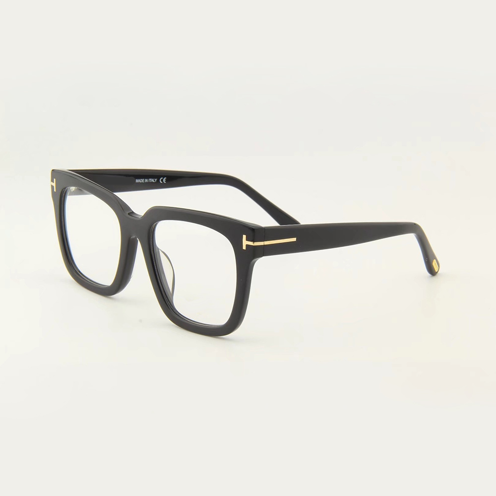 Tom for Vintage TF690 lunettes, montures optiques acétate femmes hommes lunettes, myopie Prescription lunettes: Black
