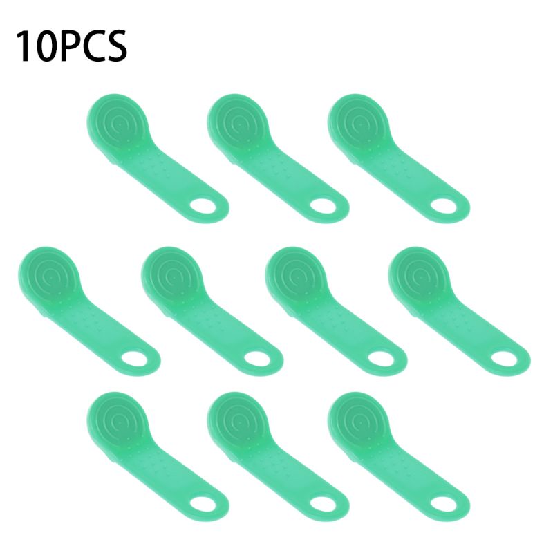 10pcs/lot rewritable RFID Touch Memory key RW1990 iButton for copy card Sauna dallas keys cards: GN