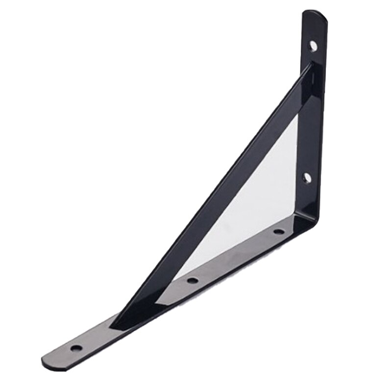 Stainless Steel L-Shaped Braces Wall Shelf Bracket Holder Triangular Corner Brace Baking Wall Mounted Self Support Frame Wall