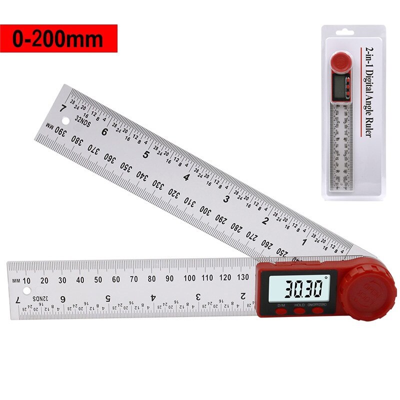 200/300mm Digital display Angle Ruler Instrument Inclinometer Digital Electronic Scale Goniometer Protractor Angle Detector