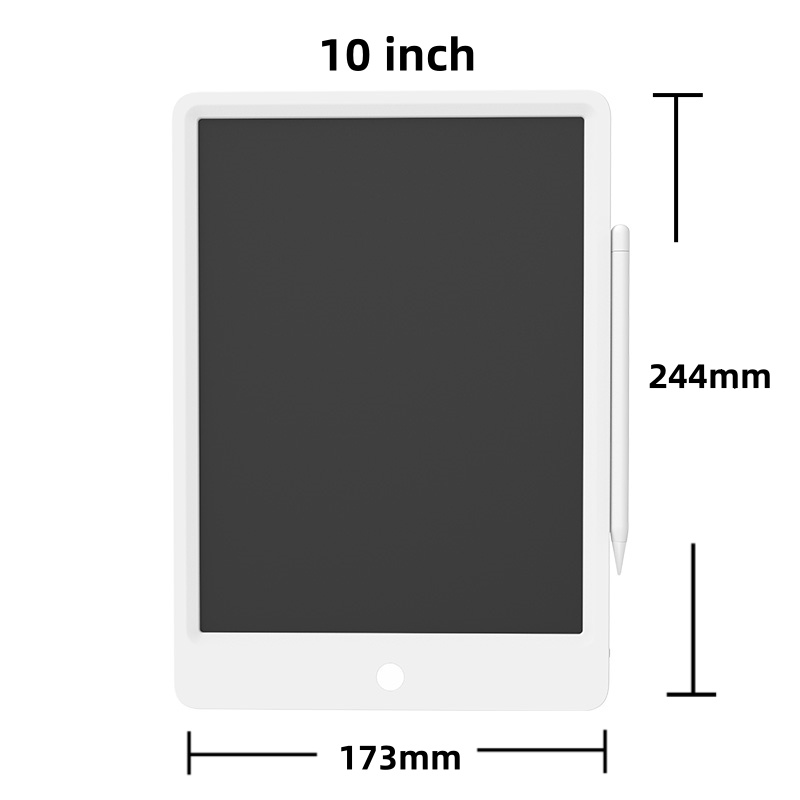 XIAOMI-pizarra LCD Mijia para niños, tablero de mensajes de estudio, versión a Color, escritura a mano, sin polvo y dibujo de tinta, 10/13 pulgadas: Blanco