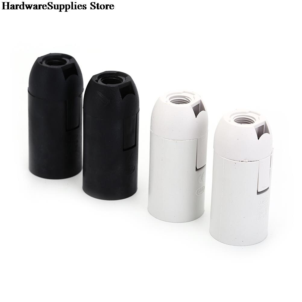 2PCS 250V 2A E14 Light Bulb Lamp Holder Holder Accessori Lamp Socket Luminaire Lampholder Flexible Lighting Accessories 56*26mm