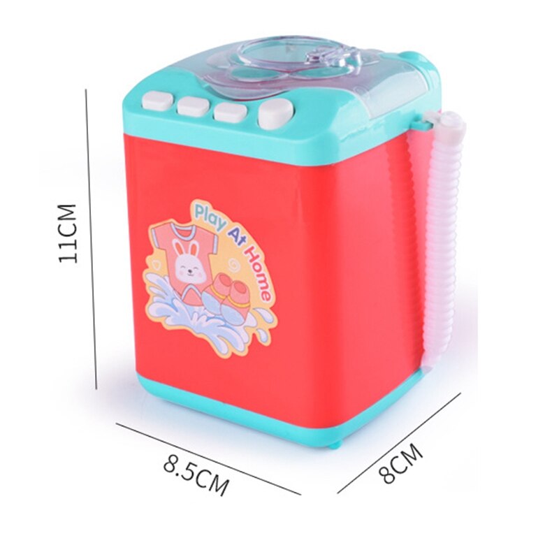 Mini Geräte Art Waschen Maschine Spielzeug Simulation Automatische Reinigung Waschmaschine Elektrische machen-hoch Pinsel Reiniger