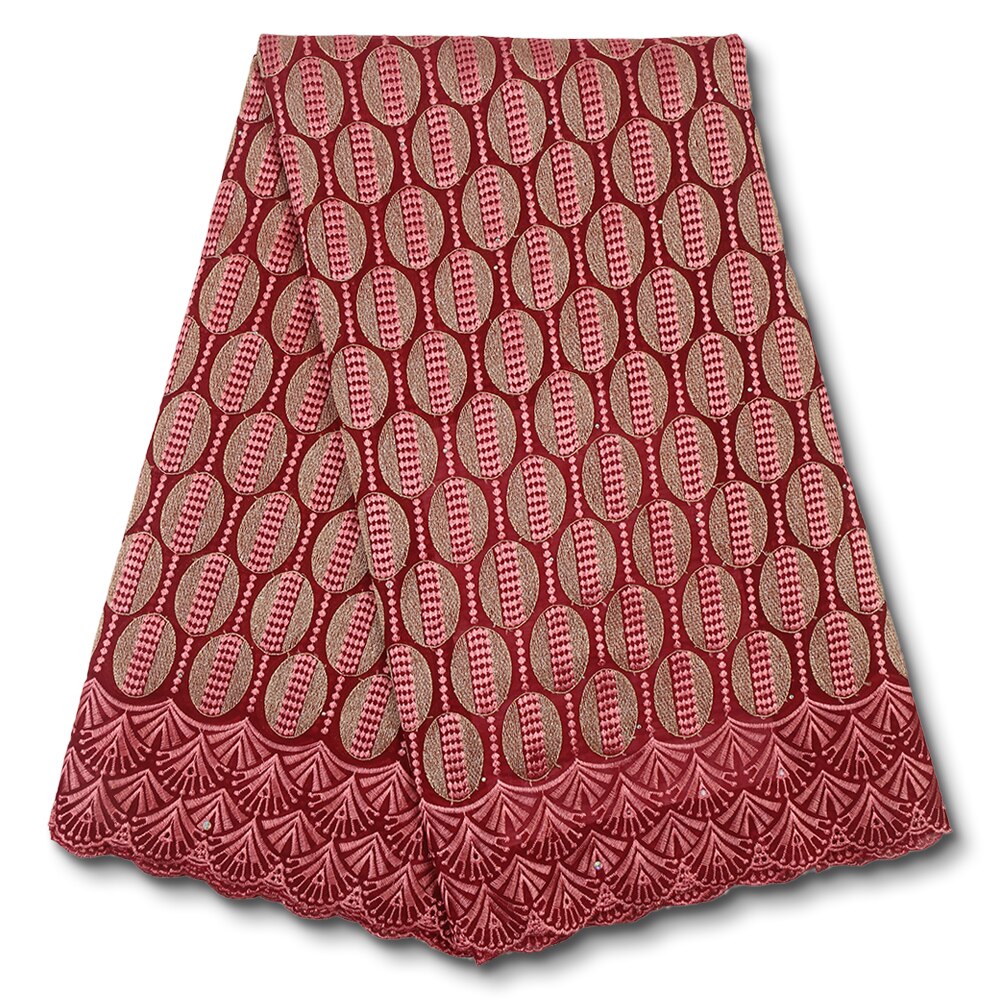 African Dry Cotton Lace Fabric Lace Swiss Voile Laces In Switzerland Nigerian Lace Fabrics Sewing YA3678B-6