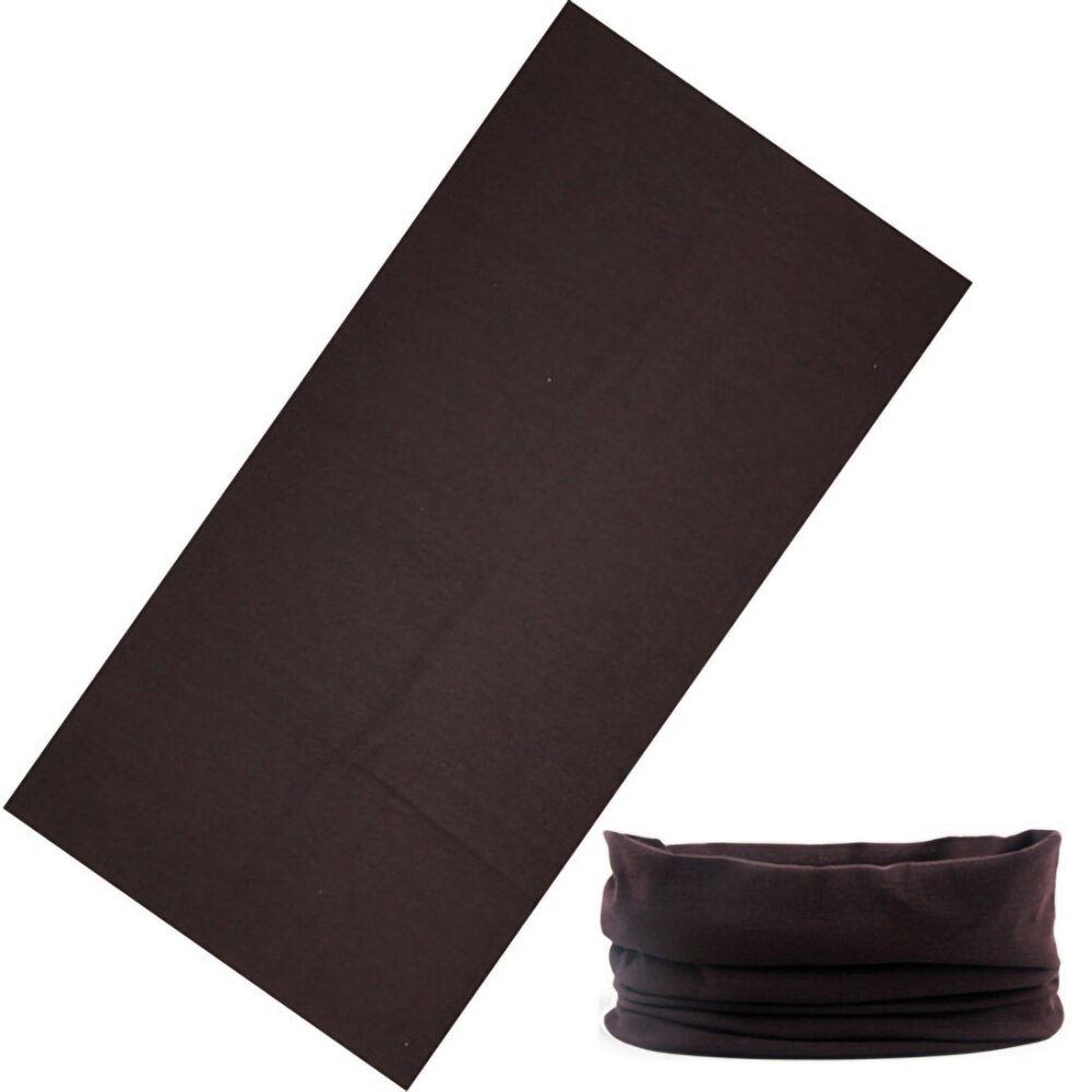 Vertvie dames heren buitensport bandana sjaal hoofddeksel effen kleur gezichtsmasker paardrijden fietsen hoofddoek buis polsband: Kleur 14