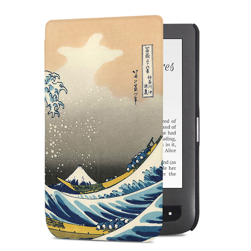 case for Pocketbook Touch Lux 3/PocketBook Basic 3 eReader Lightweight ultrathin shell cover for pocketbook 626/624: Surfing