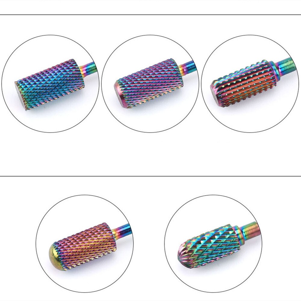 Tungsten Carbide Nail File Bits Nail Slijpen Heads Grote Kegel Veiligheid Bits Nail Cuticle Bits Voor Manicure Polijsten Pedicure