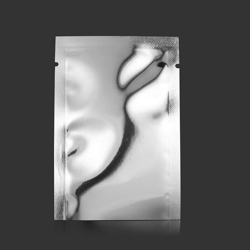 100 sztuk folia aluminiowa torby Mylar zgrzewarka próżniowa robić przechowywania żywności uszczelnienie woreczek opakowanie