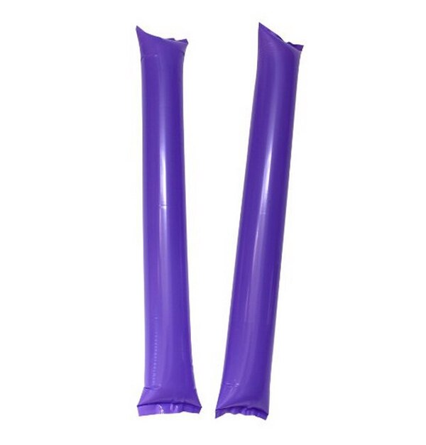 10 par/parti spil aktiviteter cheer forsyninger pe ballon synge konkurrence luft oppustelig pong bong stick god 9 farver: Lilla