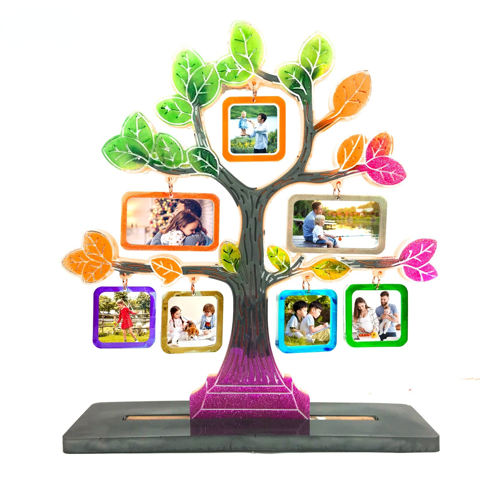 Big Tree Photo Frame Epoxy Resin Mold DIY Crystal Tree-shaped Photo Frame Silicone Mold