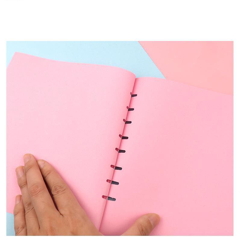 Grapadora sin clavos para estudiantes, herramienta de engrapado segura, 5 hojas de capacidad para encuadernación de papel, suministros de oficina