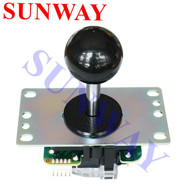 2 unids/lote Original Japón Sanwa Joystick JLF-TP-8YT balancín de lucha con Topball y cable de 5 pines para pieza de juego de arcade Jamma