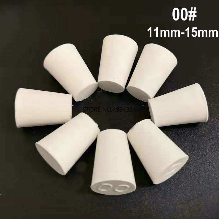 20pcs/lot 000#-4# Rubber stopper, erlenmeyer flask plug bottle stopper, test tube stopper