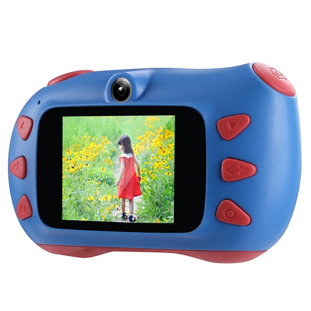 18MP Schattige Mini Kinderen Camera Cartoon 2.0 Inch Ips Scherm Hd 1080P Digitale Vlog Camera Educatief Speelgoed Voor Kinderen: Blue