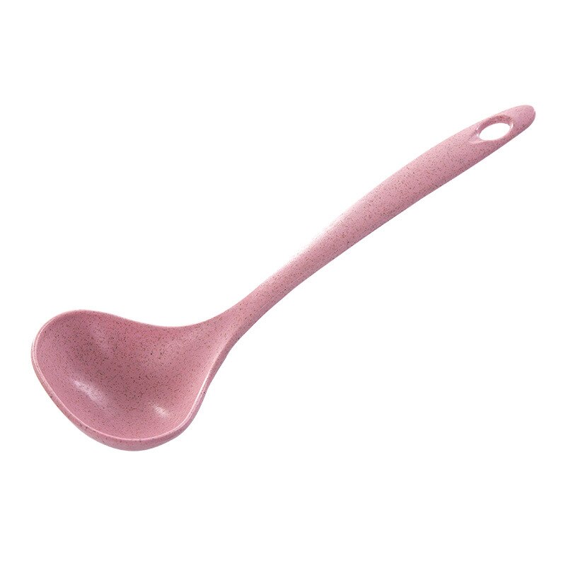 Soup Spoon Deepen Thickened Large Capacity Tablespoon Kitchen Cooking Tool for Sauce, Broth, Gravy big spoon long: Red