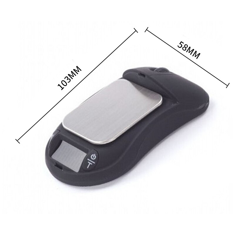 Pocket Scale High Jewelry Weighing Scale Battery Operated Mouse type mini scale