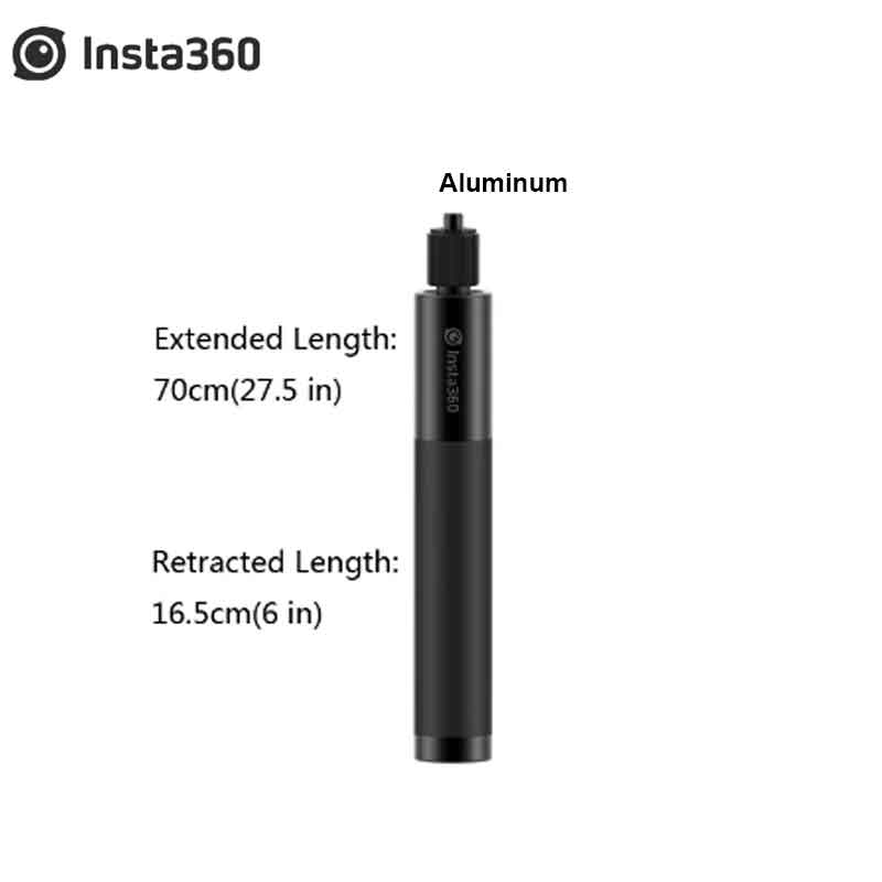 Invisible Selfie Stick For Insta360 ONE X2 70cm 1.2m 1.5m Carbon Fiber Extension Rod Insta360 ONE X 2 Accessory: 16.5-70cm