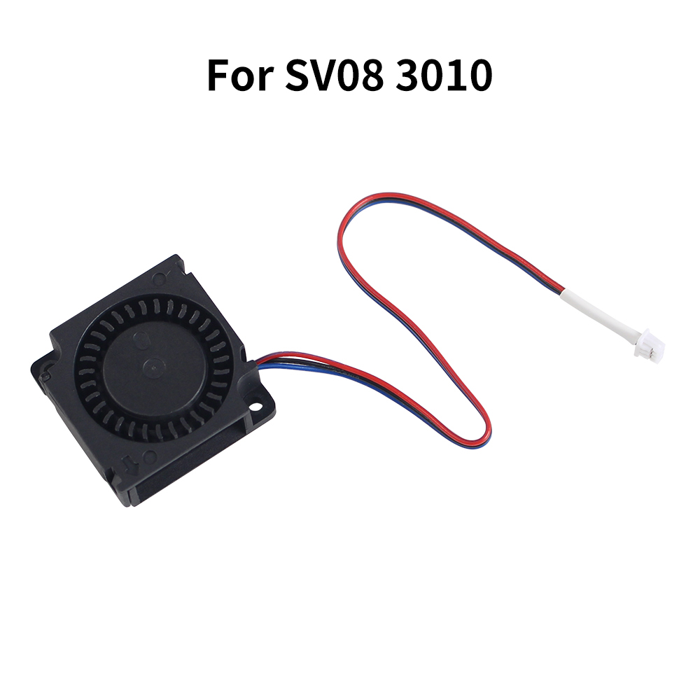 Ventilateur de refroidissement rapide et silencieux à double boule pour imprimante 3D, pour SV08 3010 4010 5020: Rouge