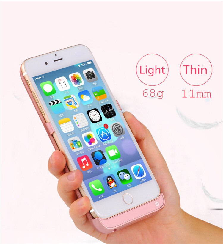 10000Mah Batterij Lader Case Voor Iphone 6 6s 7 8 Plus Power Bank Opladen Case Voor Iphone 6 6s 7 8 Plus Batterij Case