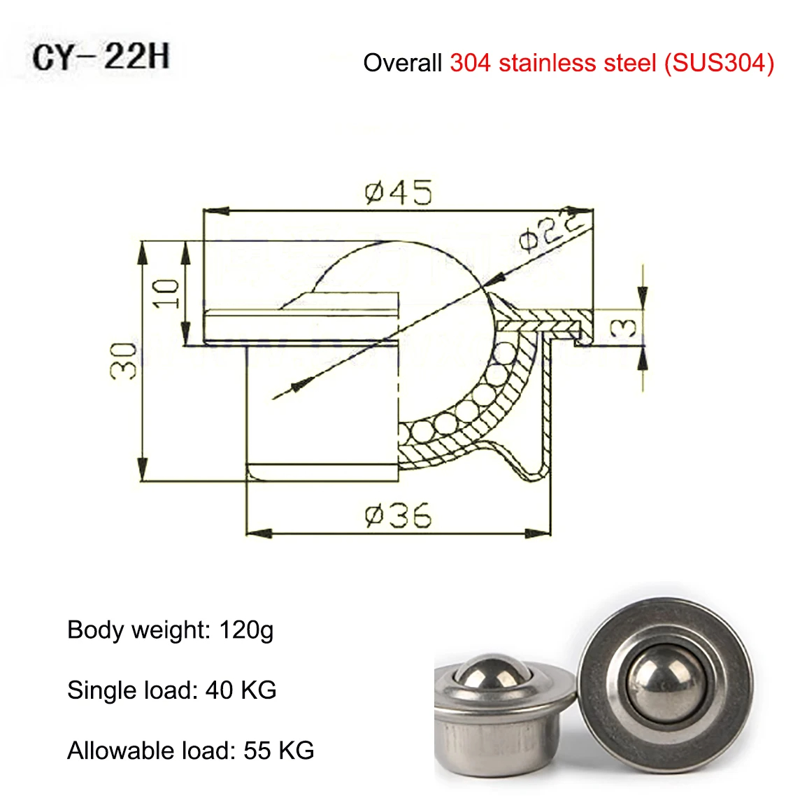 Rueda Universal de bola giratoria de Metal, rueda redonda Universal, modelo DIY, accesorios de Hardware para muebles, 1 Uds.: Chocolate