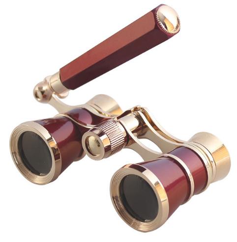 3X25 Oper Fernglas Beschichtet Objektiv Teleskop Oper Gläser Beschichtet Theater Glas Dame Glas Griff Telescopio Frauen Mädchen: verrotten