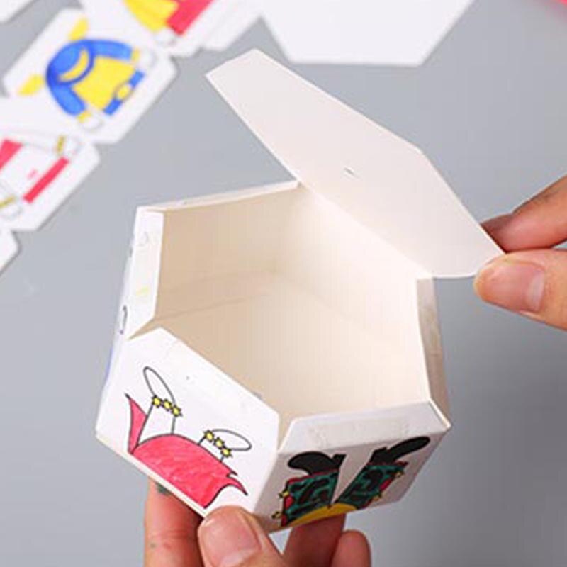 freundlicher DIY Drehbare Handgemachte Spielzeug Kleidung Malerei Kleid hoch freundlicher Kunst Handwerk Farbe Füllung Zeichnung Spielzeug Kindergarten Liefert