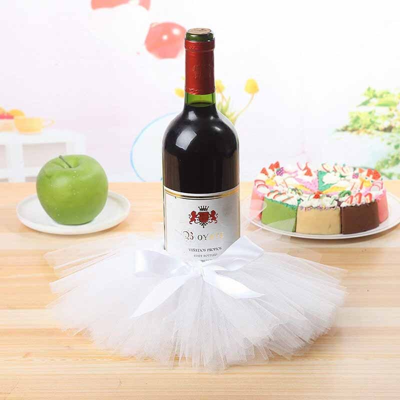 Mini jupe tutu pour mariage, fête prénatale, garçon et fille, anniversaire, noël, nouvel an, Dessert, décoration de centre de table: white