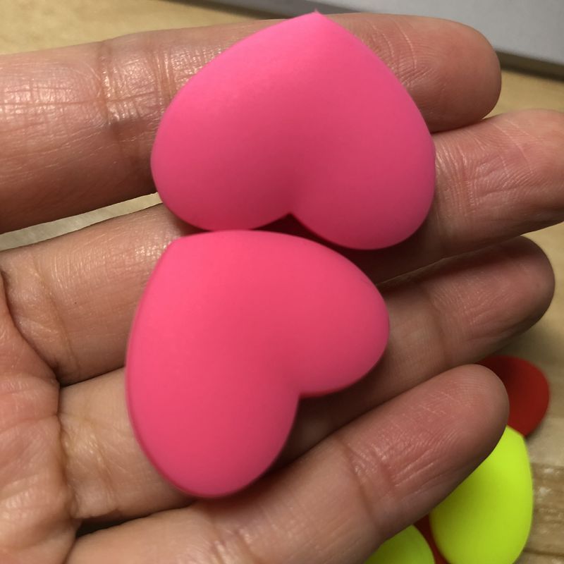 200pcs 4 colors heart-shaped Sharapova Silicone tennis racket vibration dampeners,tennis shock absorber: Pink