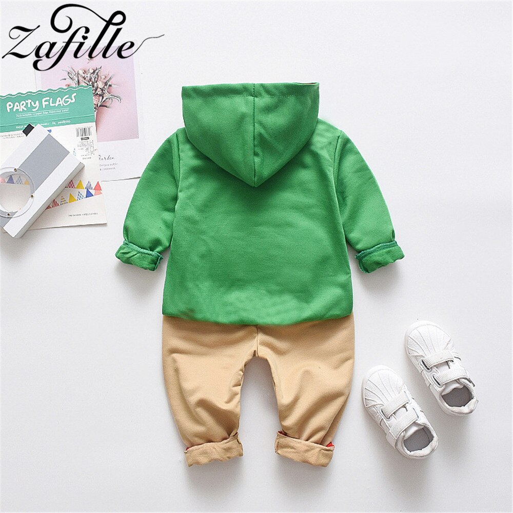 ZAFILLE-trajes navideños para bebé, traje de Año , conjunto de ropa de invierno para bebé, con alces impresos, 2 uds.